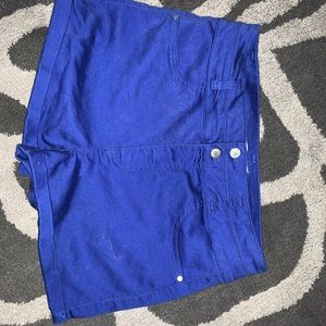 Stretchy high waisted shorts